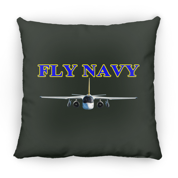 Fly Navy S-3 2 Pillow - Square - 14x14