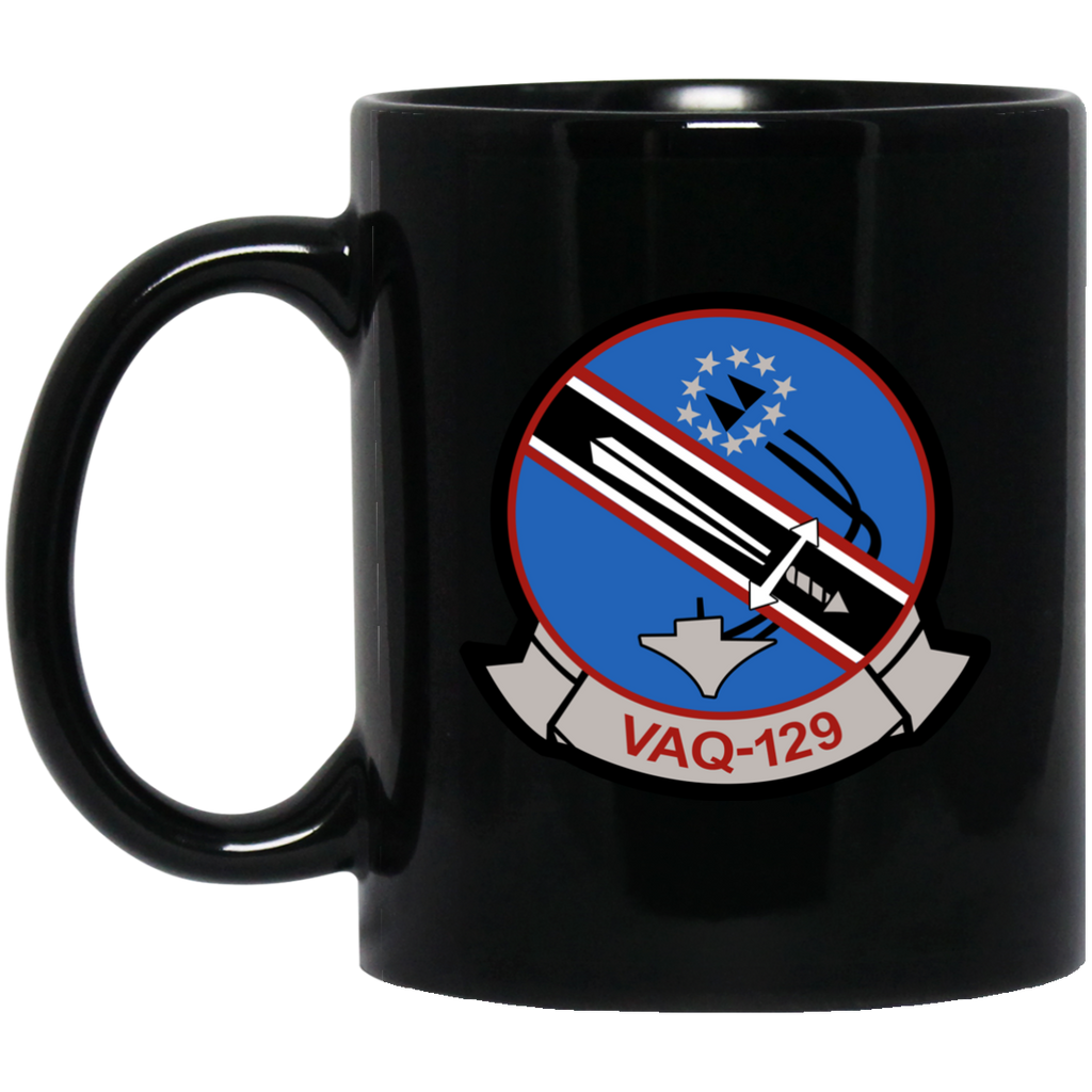 VAQ 129 3 Black Mug - 11oz