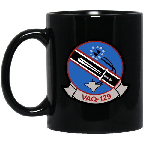 VAQ 129 3 Black Mug - 11oz