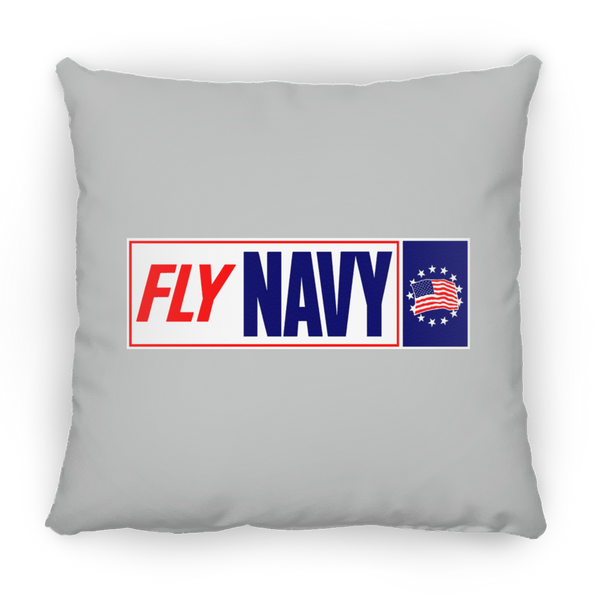 Fly Navy 1 Pillow - Square - 14x14