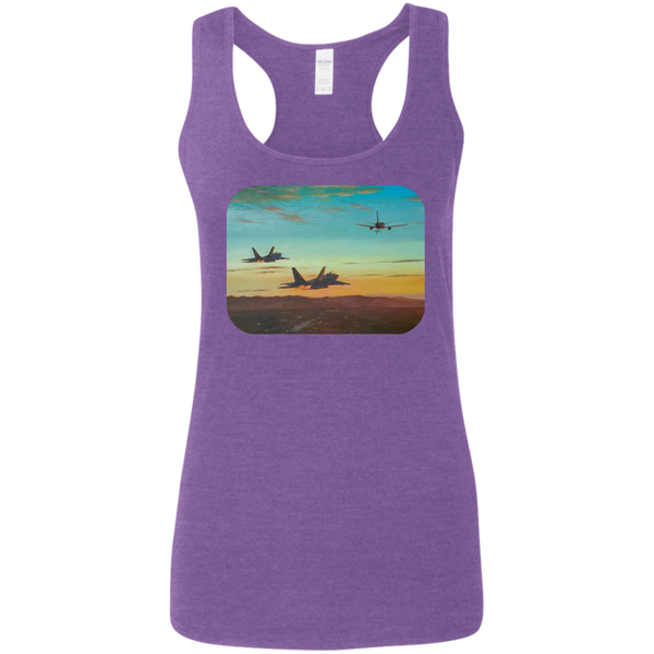 Time To Refuel 2 Ladies' Softstyle Racerback Tank