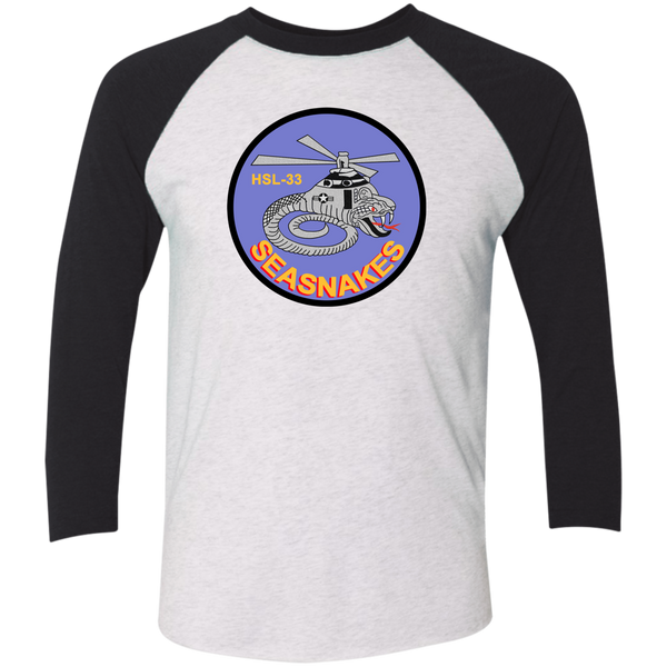 HSL 33 2 Baseball Raglan T-Shirt