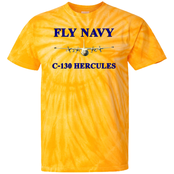 Fly Navy C-130 1 Cotton Tie Dye T-Shirt