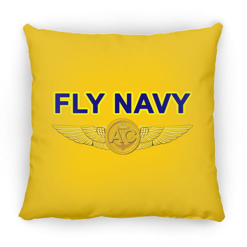 Fly Navy Aircrew Pillow - Square - 18x18