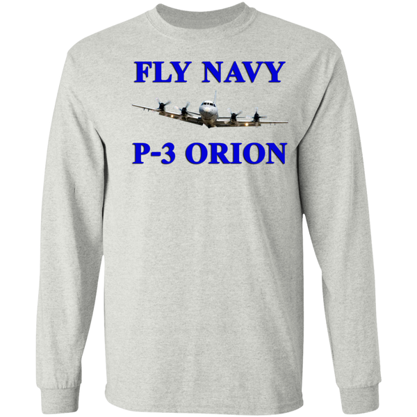 Fly Navy P-3 1 LS Ultra Cotton T-Shirt