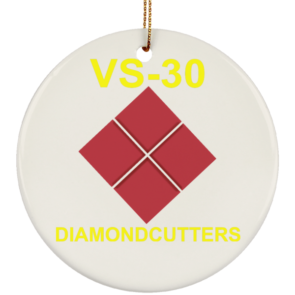 VS 30 4 Ornament Ceramic - Circle