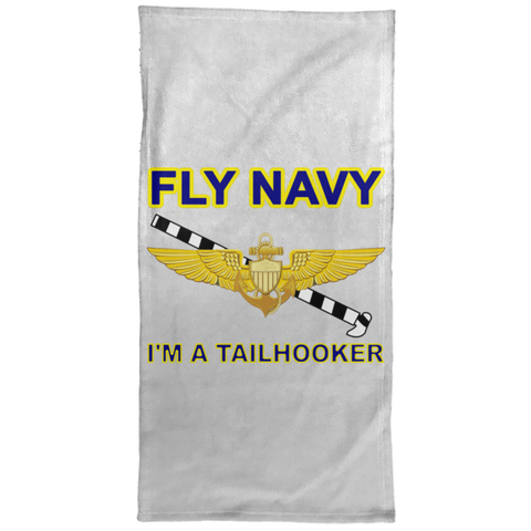 Fly Navy Tailhooker Hand Towel - 15x30