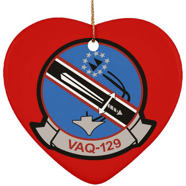 VAQ 129 3 Ornament - Heart