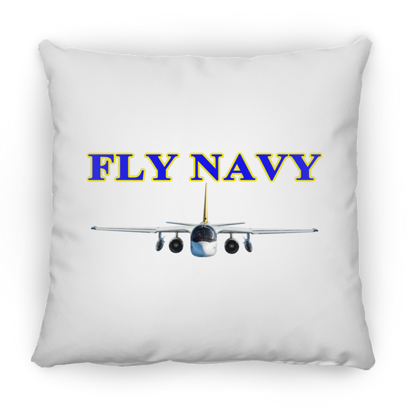 Fly Navy S-3 2 Pillow - Square - 18x18