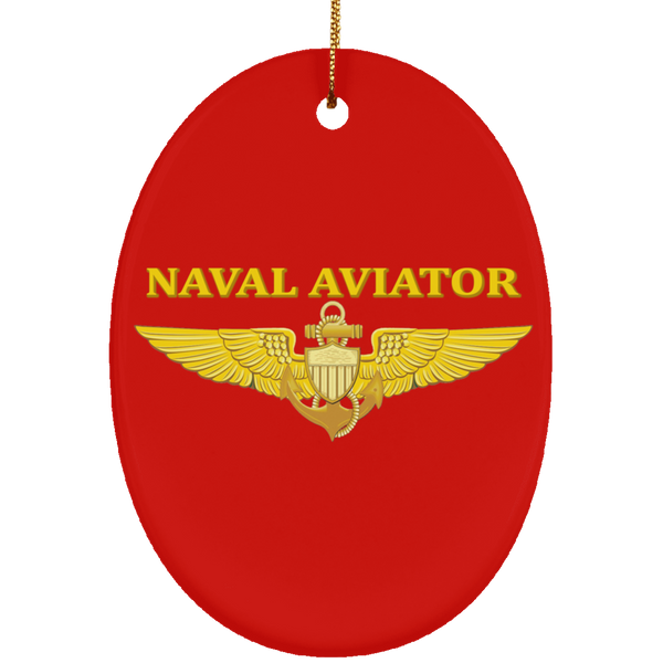 Aviator 2 Ornament - Oval