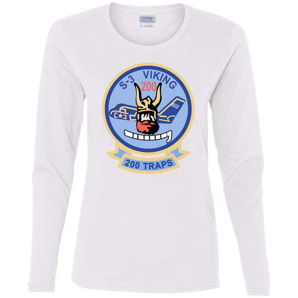 S-3 Viking 4 Ladies' Cotton LS T-Shirt