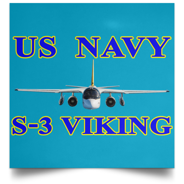 US Navy S-3 1 Poster - Square