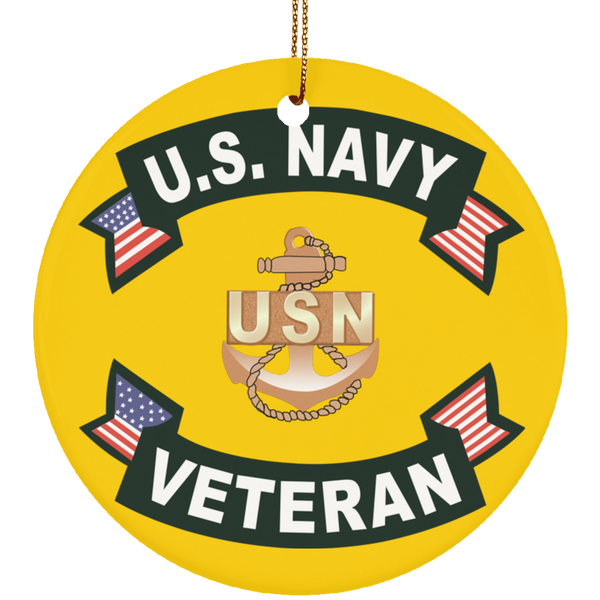 Navy Veteran 1 Ornament - Circle