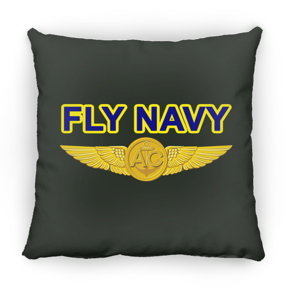 Fly Navy Aircrew Pillow - Square - 16x16