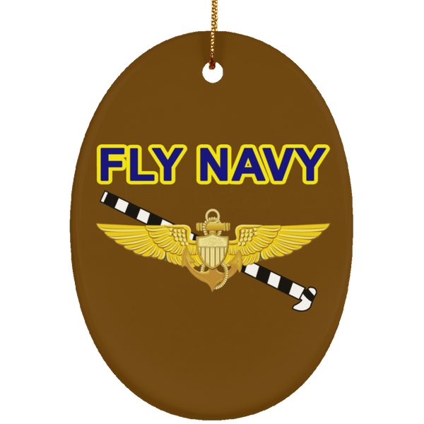 Fly Navy Tailhook 1 Ornament - Oval