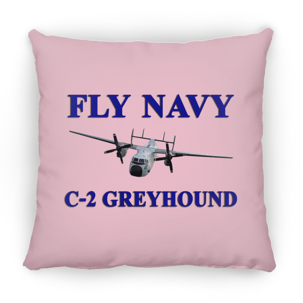 Fly Navy C-2 1 Pillow - Square - 18x18