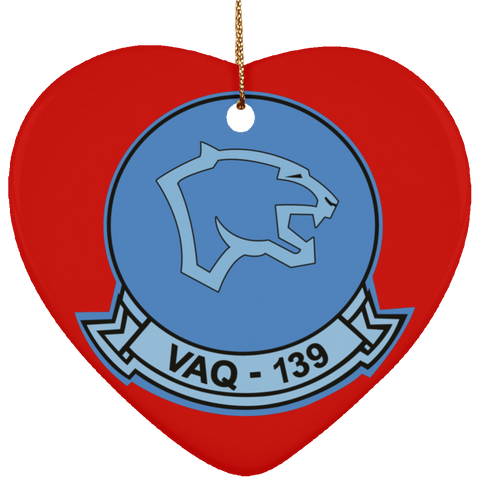 VAQ 139 1 Ornament Ceramic - Heart