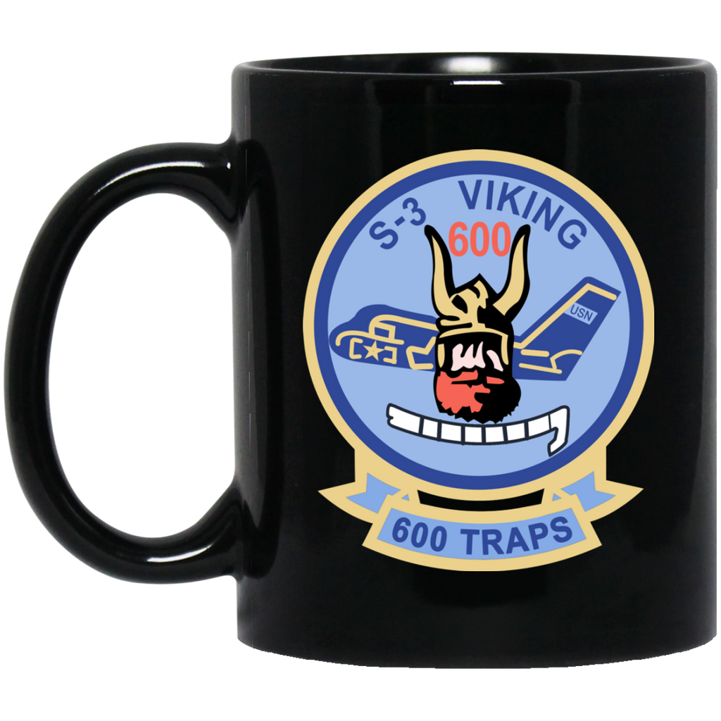 S-3 Viking 12 Black Mug - 11oz