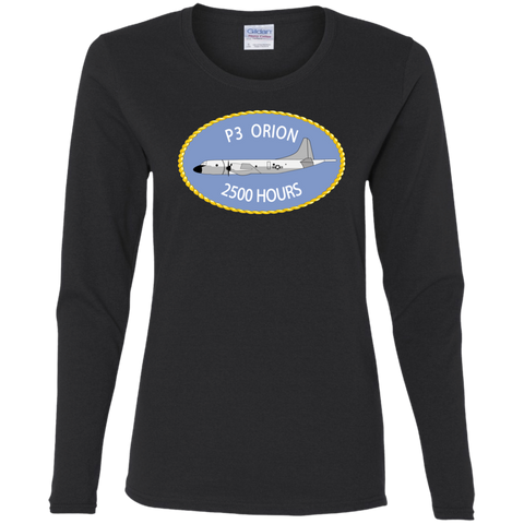 P-3 Orion 9 2500 Ladies' Cotton LS T-Shirt