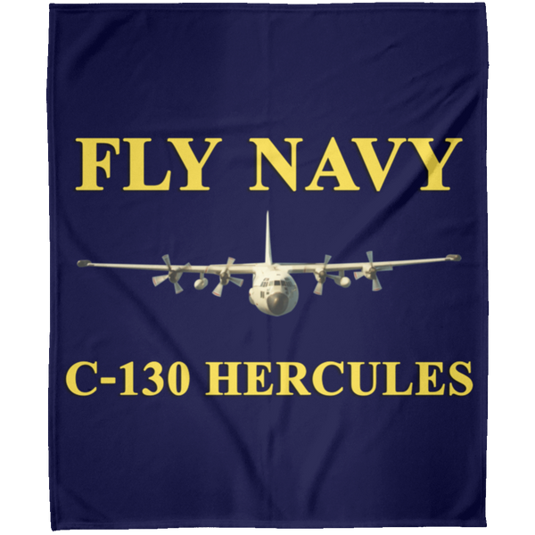 Fly Navy C-130 3 Blanket - Arctic Fleece Blanket 50x60