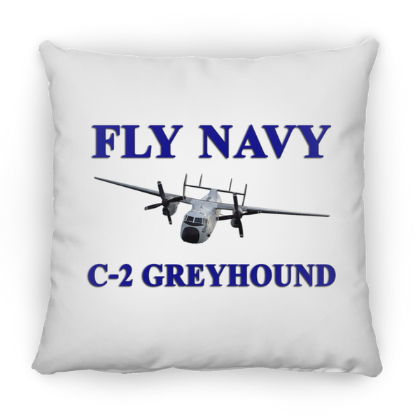 Fly Navy C-2 1 Pillow - Square - 16x16