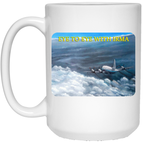 Eye To Eye With Irma White Mug - 15oz