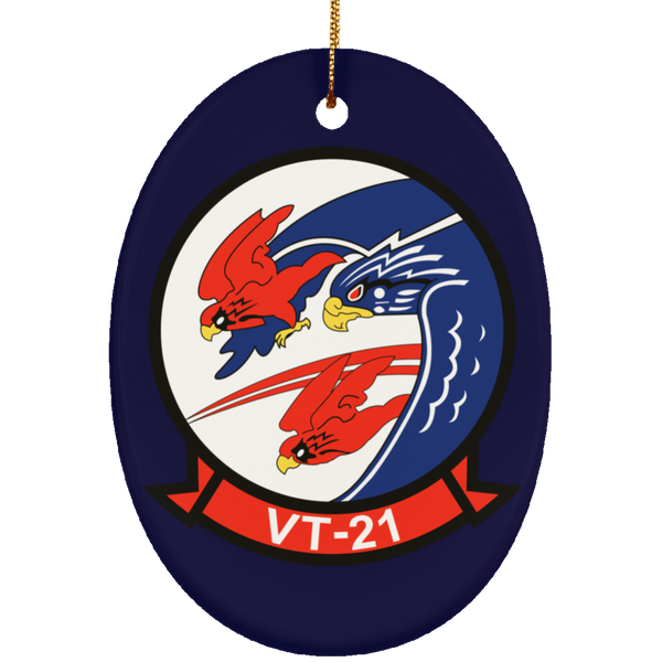 VT 21 3 Ornament Ceramic - Oval