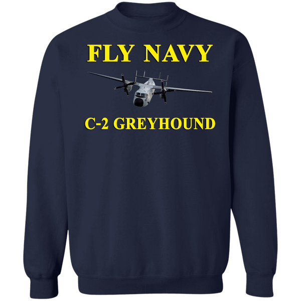 Fly Navy C-2 3 Crewneck Pullover Sweatshirt