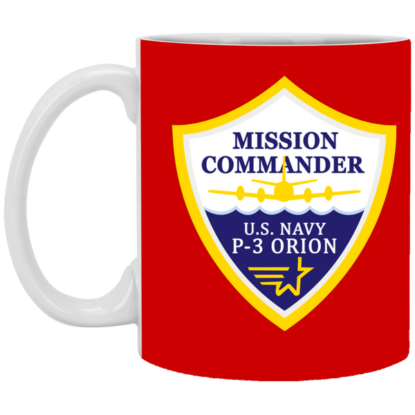 P-3 Orion 3 MC White Mug - 11oz