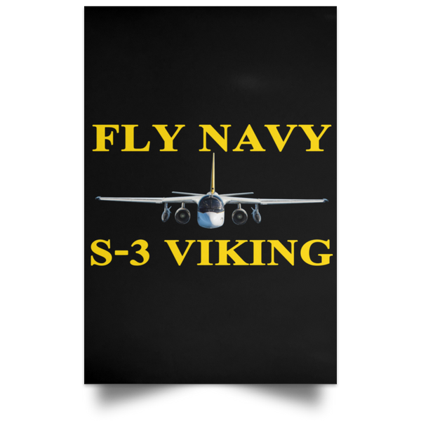 Fly Navy S-3 3 Poster - Portrait