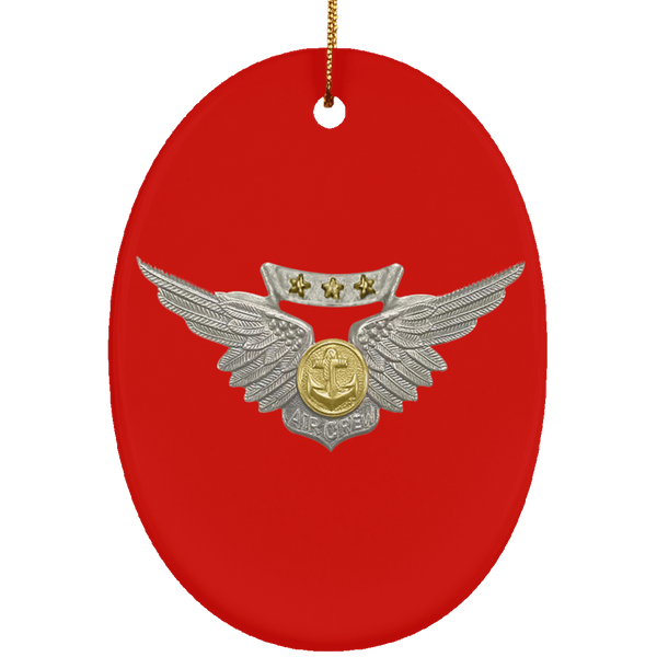 Combat Air 1 Ornament - Oval