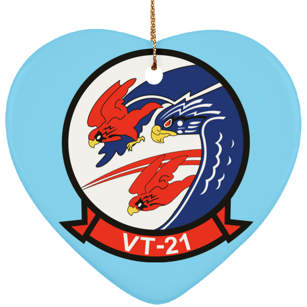 VT 21 3 Ornament Ceramic - Heart