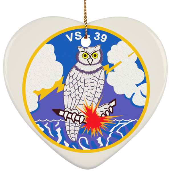 VS 39 2 Ornament Ceramic - Heart