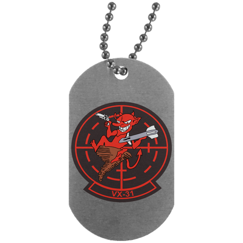 VX 31 1 Dog Tag - Silver