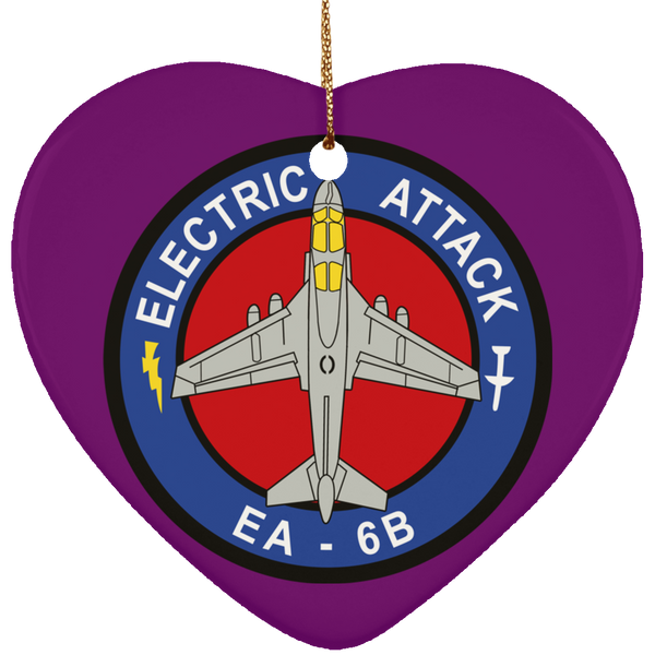 EA-6B 1 Ornament - Heart