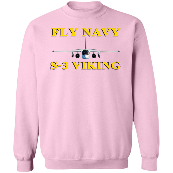 Fly Navy S-3 3 Crewneck Pullover Sweatshirt