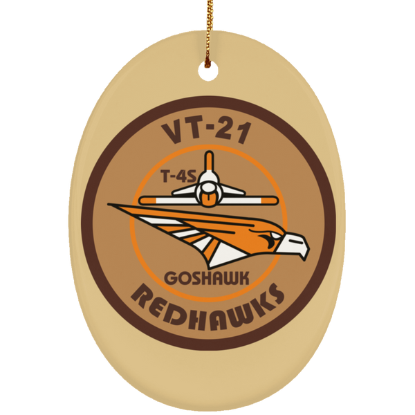 VT 21 9 Ornament Ceramic - Oval