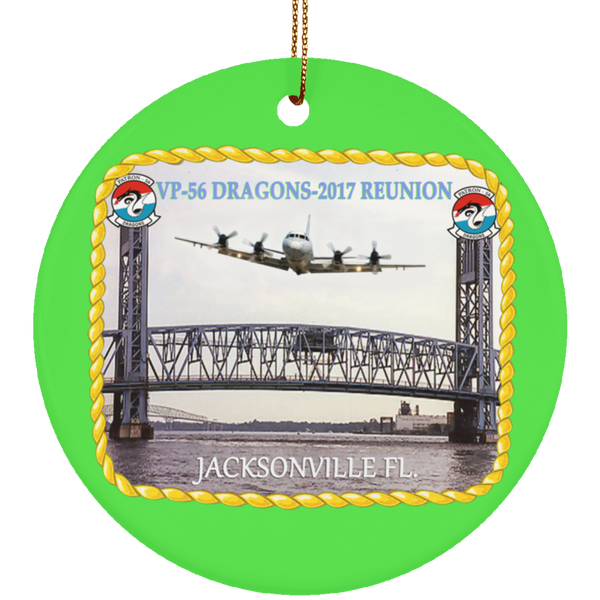 VP-56 2017 Reunion 1 Ornament Ceramic - Circle