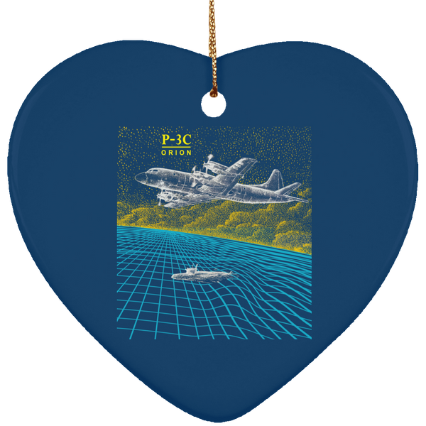 P-3C 1 Ornament - Heart