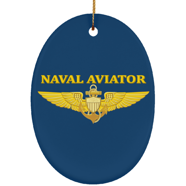 Aviator 2 Ornament - Oval