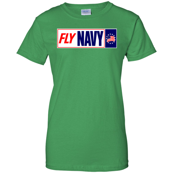 Fly Navy 1 Ladies' Cotton T-Shirt