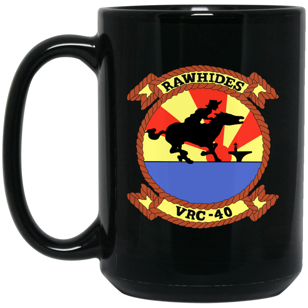 VRC 40 1 Black Mug - 15oz