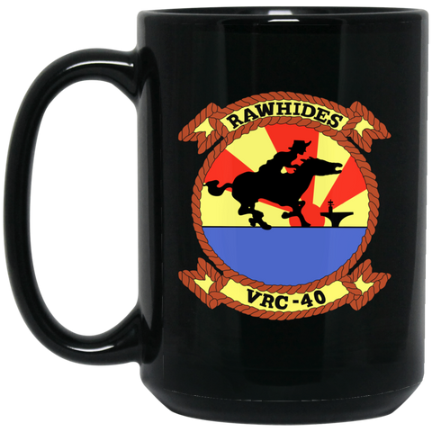 VRC 40 1 Black Mug - 15oz