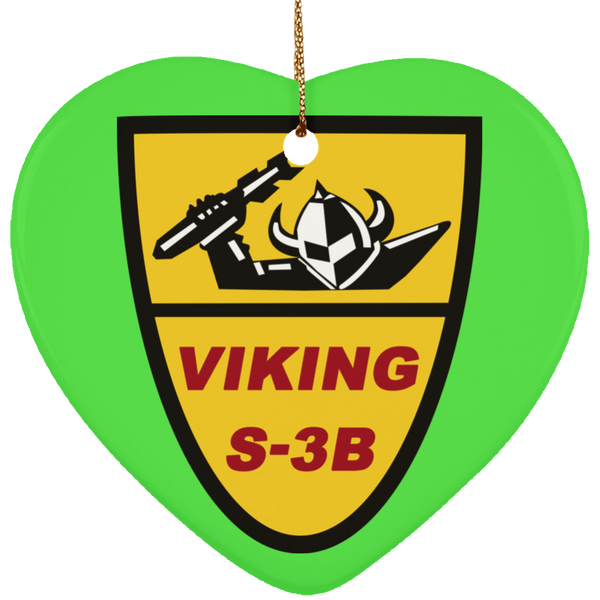 S-3 Viking 1 Ornament - Heart