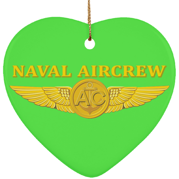 Aircrew 3 Ornament - Heart