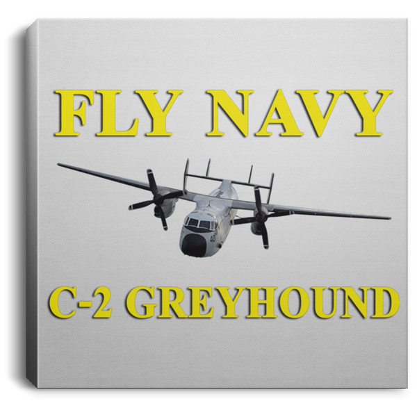 Fly Navy C-2 3 Canvas - Square .75in Frame