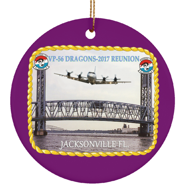 VP-56 2017 Reunion 1 Ornament Ceramic - Circle