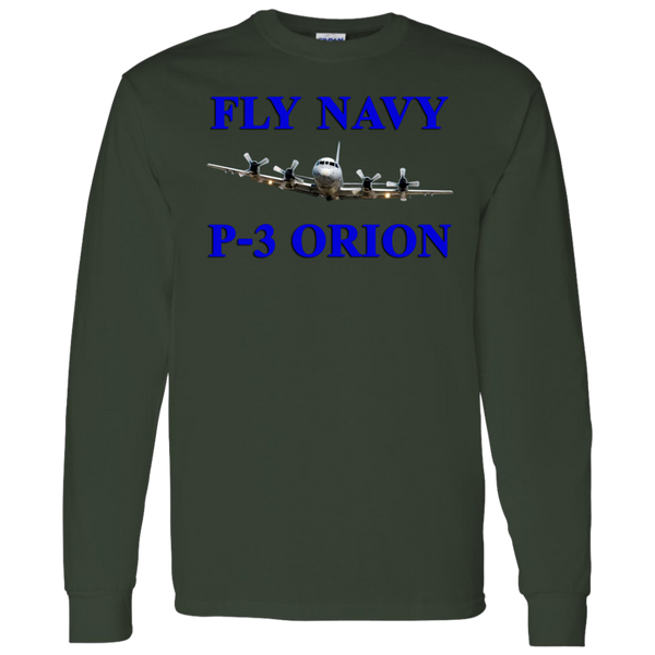 Fly Navy P-3 1 LS Ultra Cotton T-Shirt