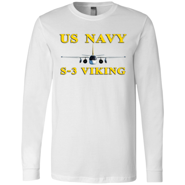 US Navy S-3 3 LS Jersey T-Shirt