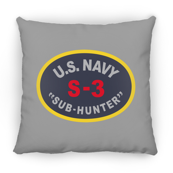 S-3 Sub Hunter Pillow - Square - 18x18